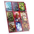 Image produit Ultimate Guard Pages 18 Poches à Chargement Latéral (10) - Rouge