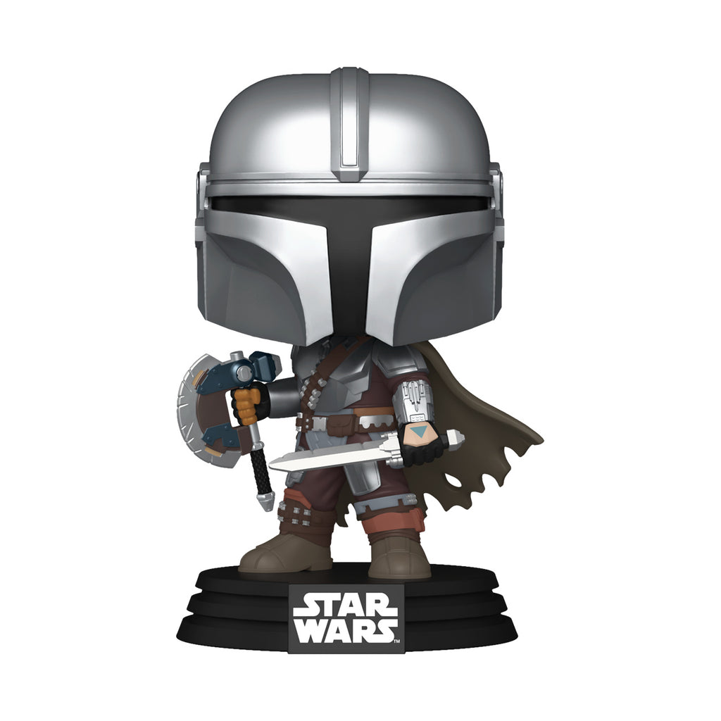 Image produit Figurine Funko Pop Mando (Dual Wield) à tête oscillante - Star Wars : The Mandalorian & Grogu