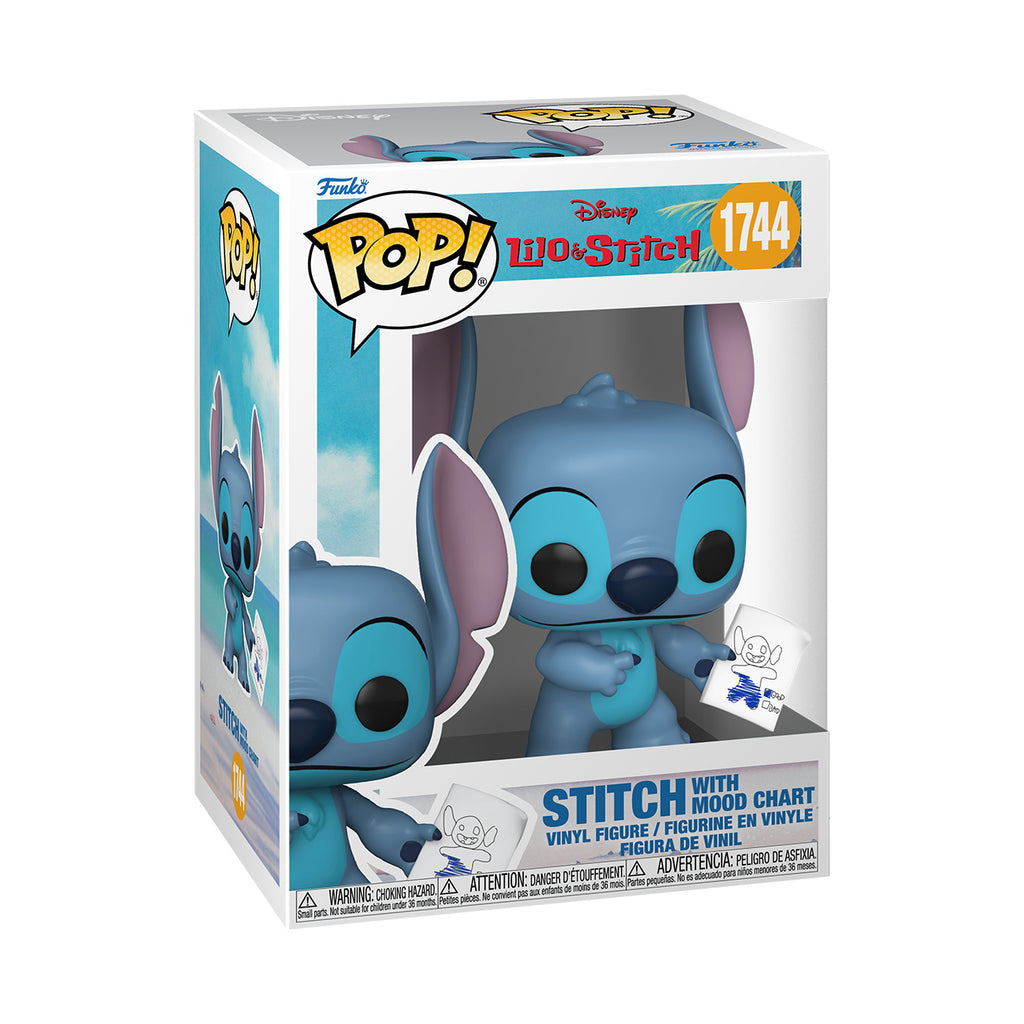 Image produit Lilo & Stitch - Stitch avec tableau d’humeur figurine Funko Pop!