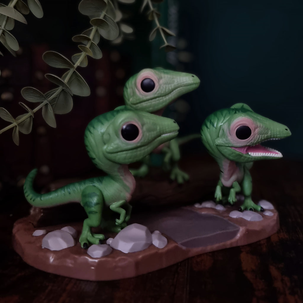 Image produit Jurassic Park - Figurine Diorama Funko Pop Compsognathus