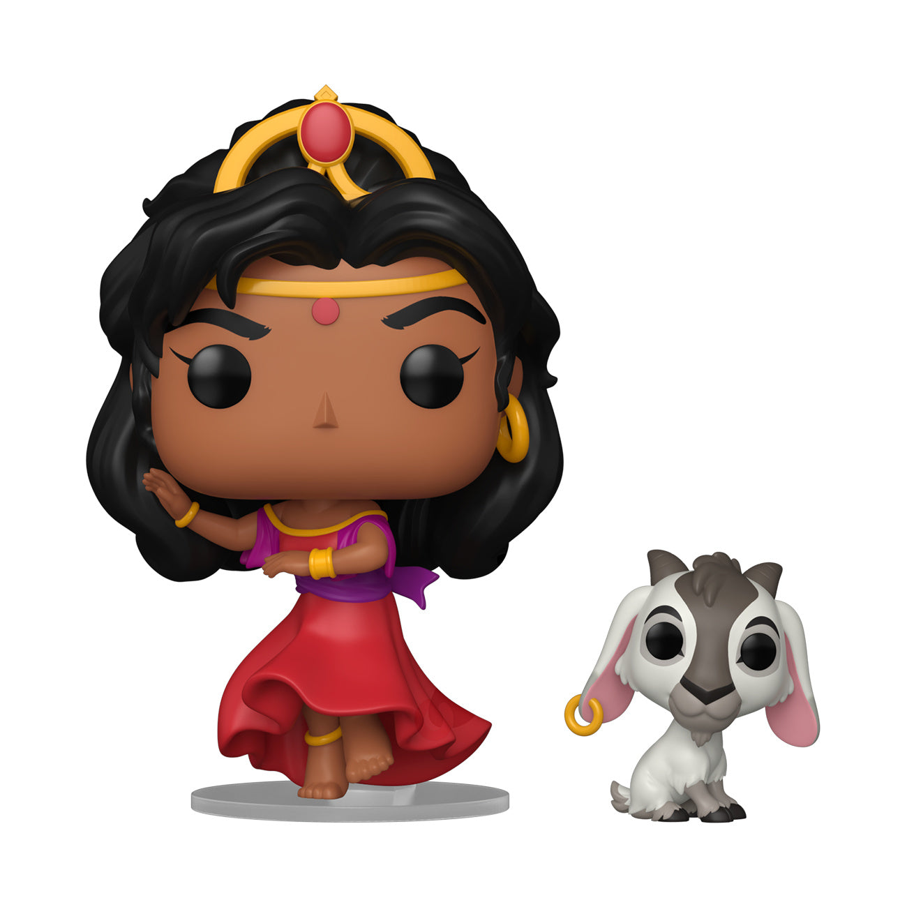 Image produit Le Bossu de Notre-Dame – Esmeralda avec Djali figurine Funko Pop!