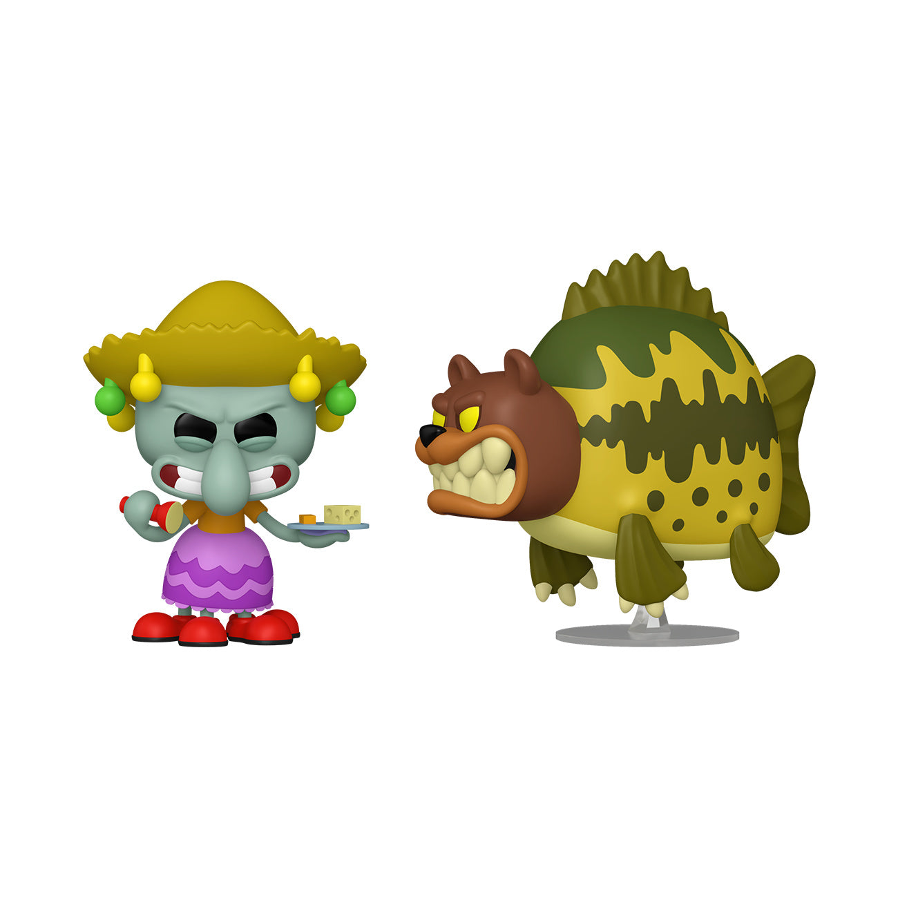 Image produit Bob l’éponge – Carlo avec ours de mer figurine Funko Pop diorama