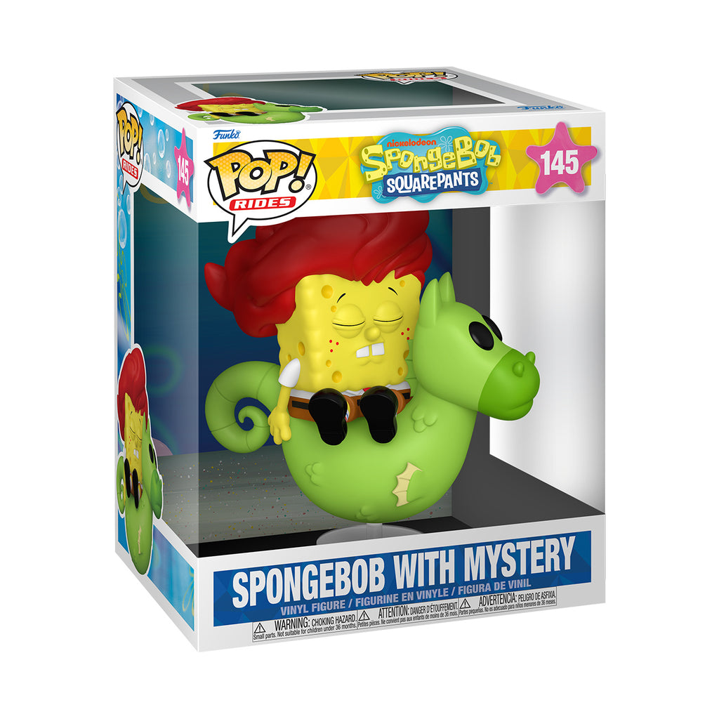 Image produit Figurine Funko Pop Bob l’éponge et le hippocampe Mystery - Bob l’éponge