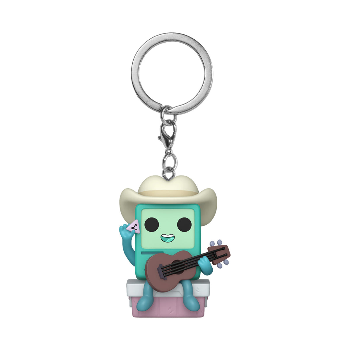 Image produit Adventure Time - Cowboy BMO avec guitare porte-clés Funko Pop