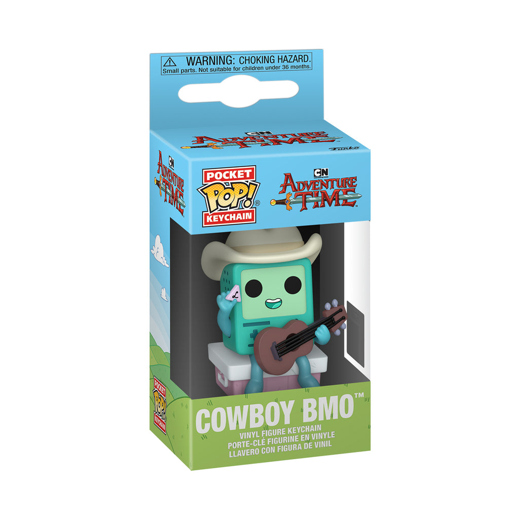 Image produit Adventure Time - Cowboy BMO avec guitare porte-clés Funko Pop