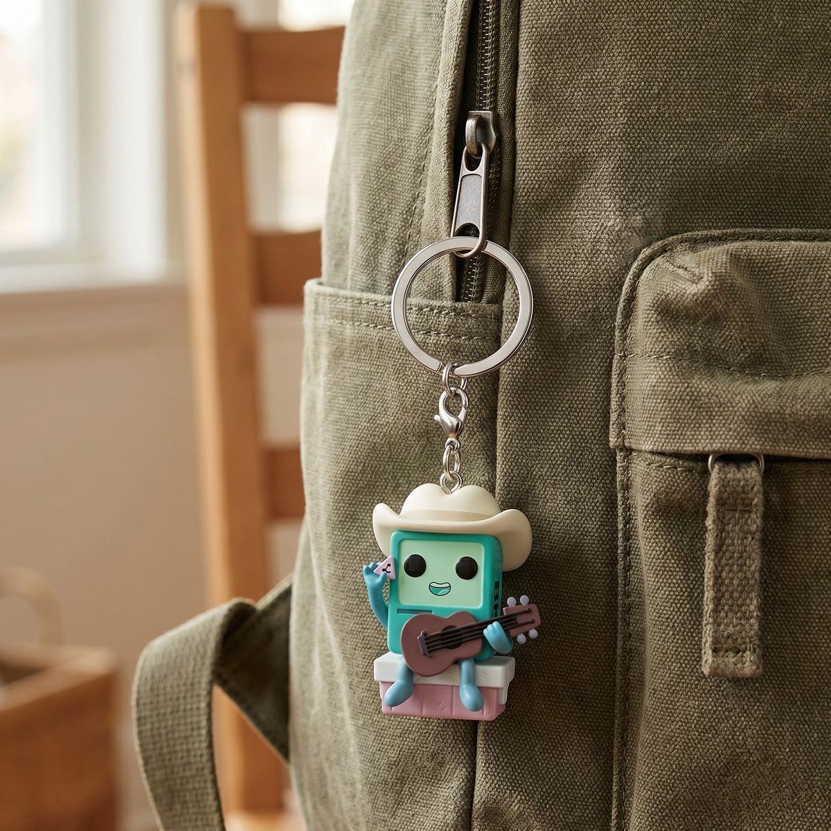 Image produit Adventure Time - Cowboy BMO avec guitare porte-clés Funko Pop