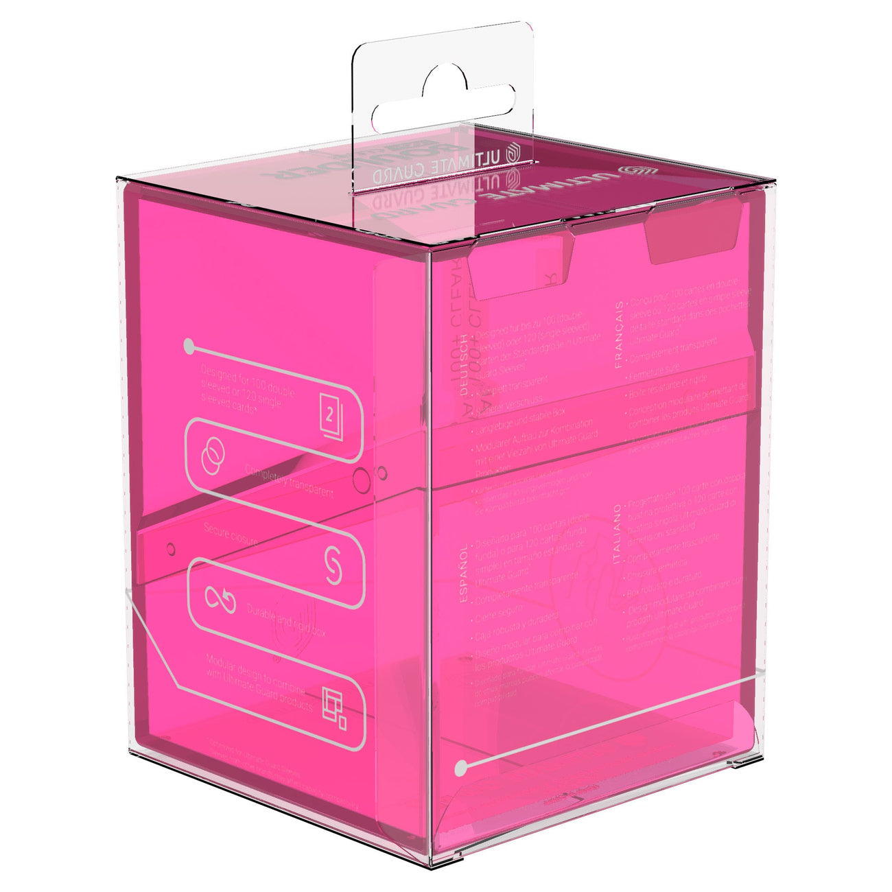 Image produit Ultimate Guard Boulder 100+ Transparent – Rhodonite