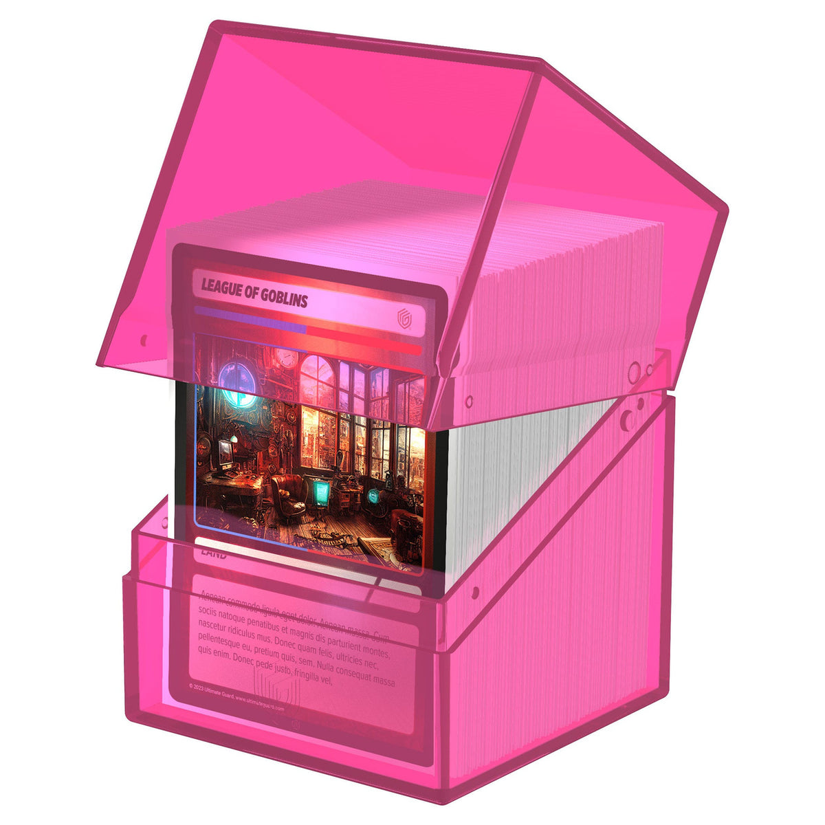 Image produit Ultimate Guard Boulder 100+ Transparent – Rhodonite