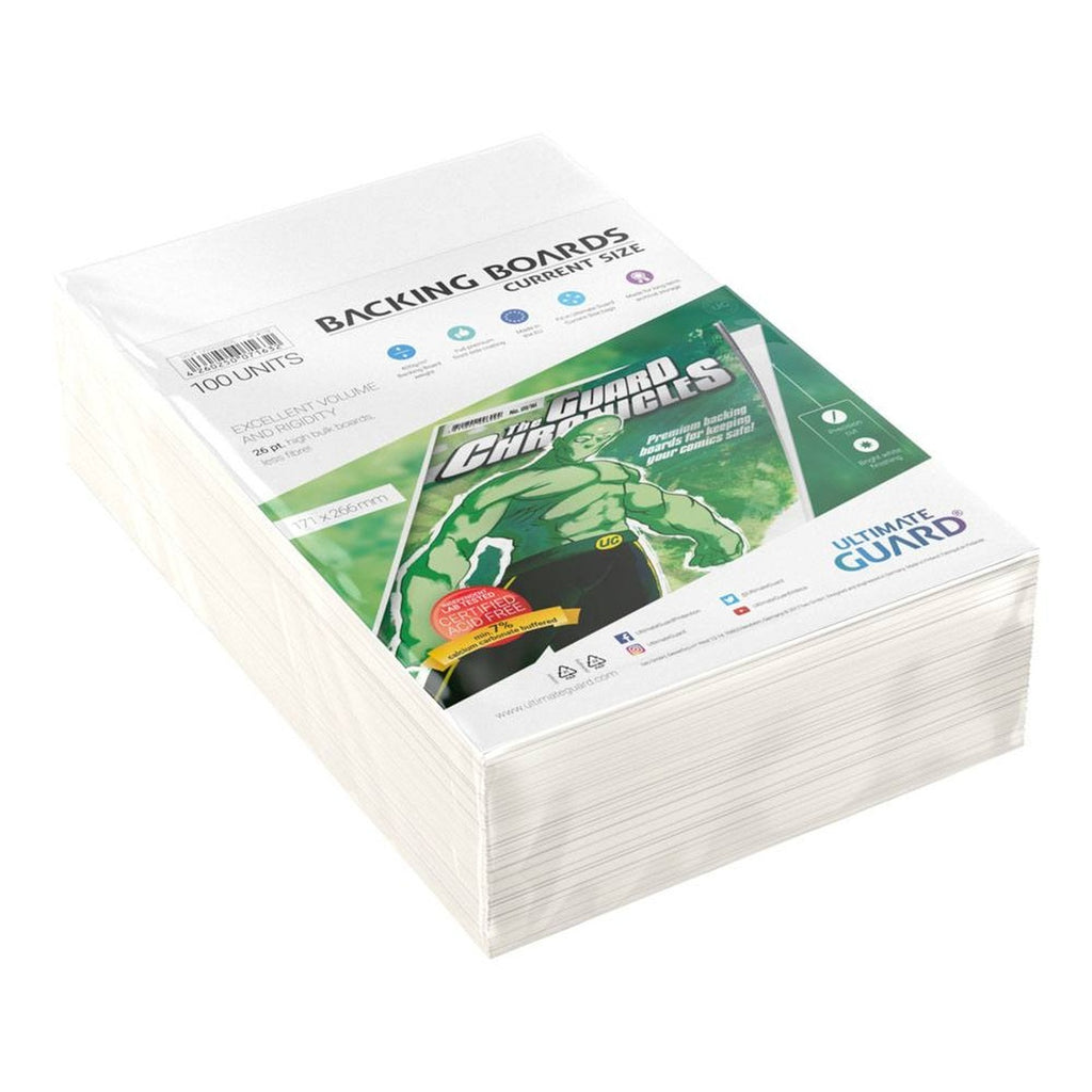 Image produit Ultimate Guard Comic Backing Boards (100) - Current Size