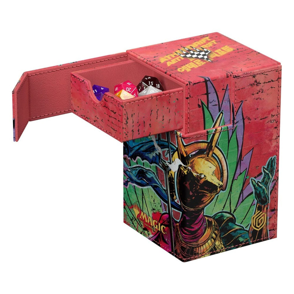 Image produit Ultimate Guard Flip'n'Tray 100+ Xenoskin Magic: The Gathering "Dérive éthérique" - Hazoret, Traque-dieux