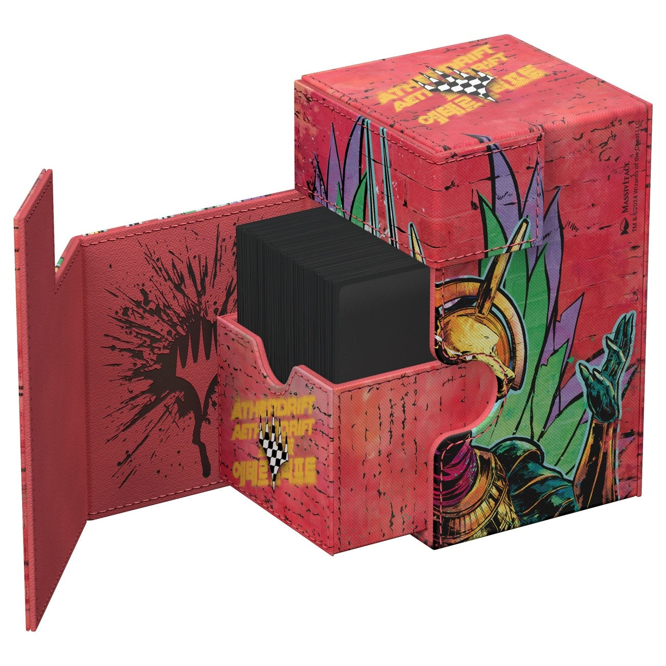 Image produit Ultimate Guard Flip'n'Tray 100+ Xenoskin Magic: The Gathering "Dérive éthérique" - Hazoret, Traque-dieux