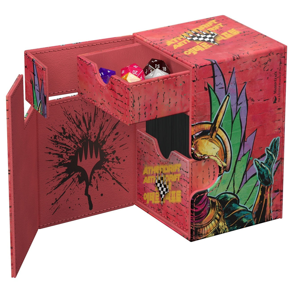 Image produit Ultimate Guard Flip'n'Tray 100+ Xenoskin Magic: The Gathering "Dérive éthérique" - Hazoret, Traque-dieux