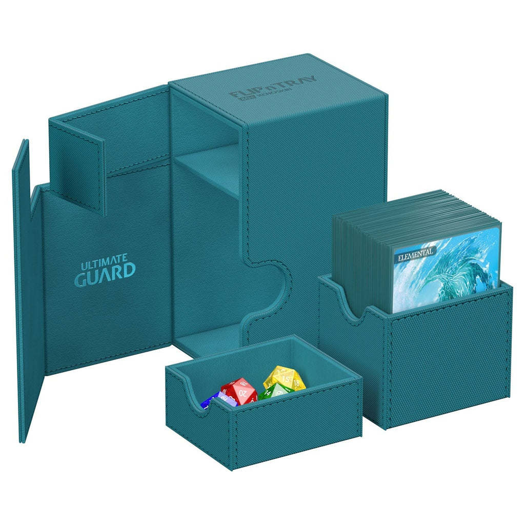 Image produit Ultimate Guard Flip'n'Tray 80+ Xenoskin - Pétrole