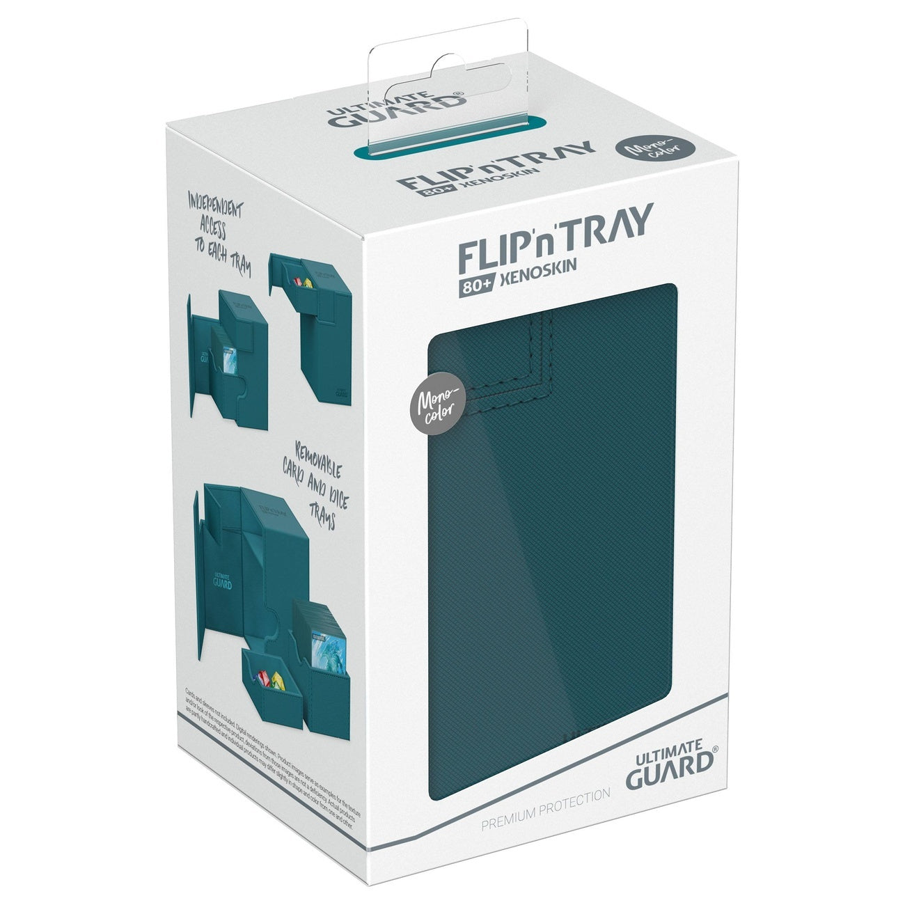 Image produit Ultimate Guard Flip'n'Tray 80+ Xenoskin - Pétrole