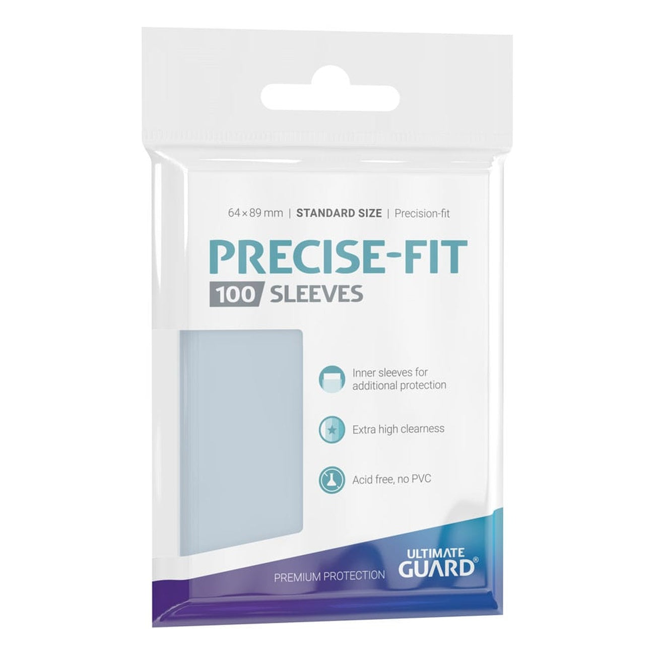 Image produit Ultimate Guard Precise-Fit Sleeves Taille Standard (100)