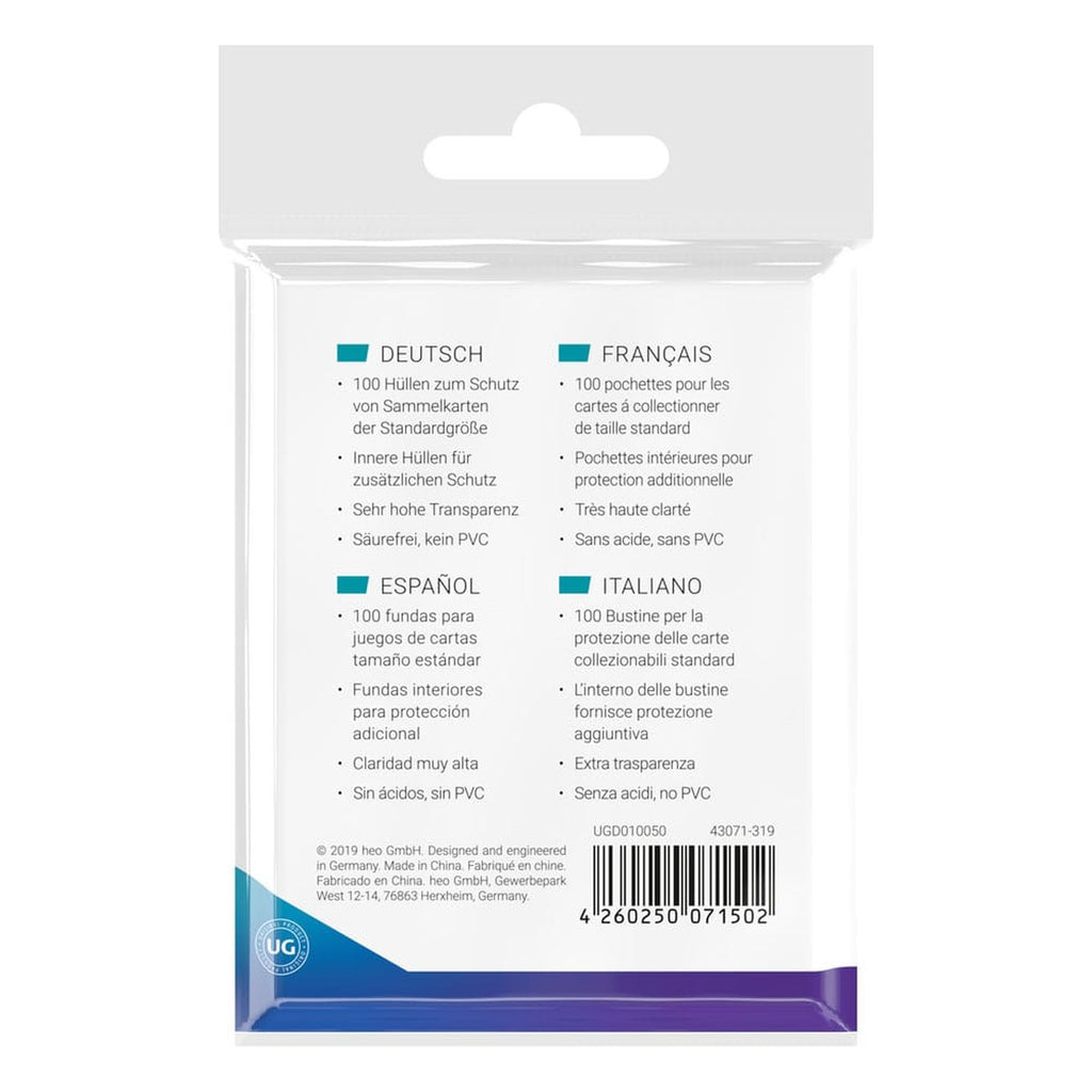 Image produit Ultimate Guard Precise-Fit Sleeves Taille Standard (100)
