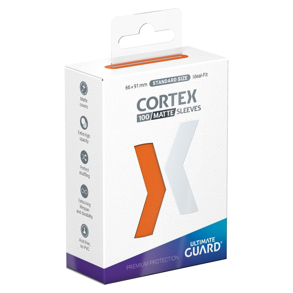 Image produit Ultimate Guard Cortex Sleeves Mat Standard Size (100) - Orange