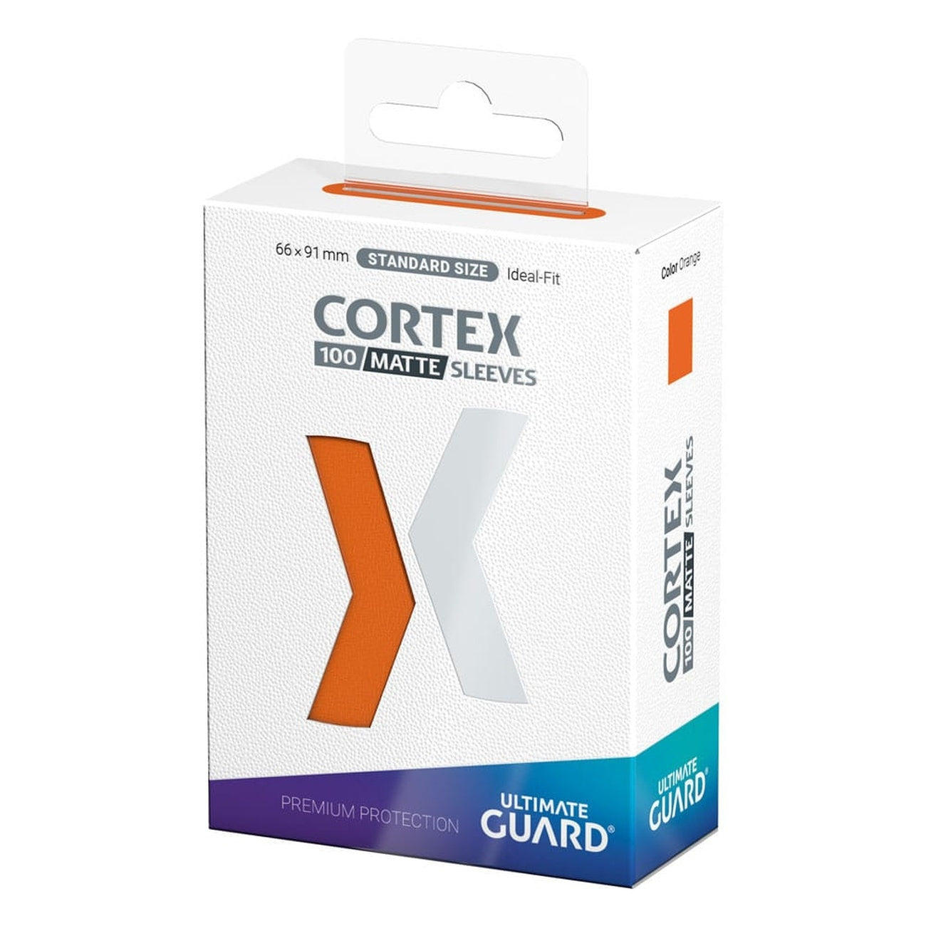 Image produit Ultimate Guard Cortex Sleeves Mat Standard Size (100) - Orange
