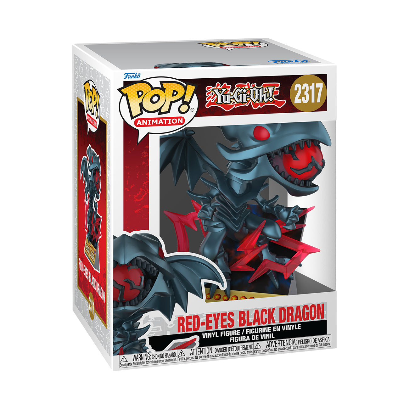 Image produit Yu-Gi-Oh! - Red-Eyes Black Dragon (Card) figurine Funko Pop!