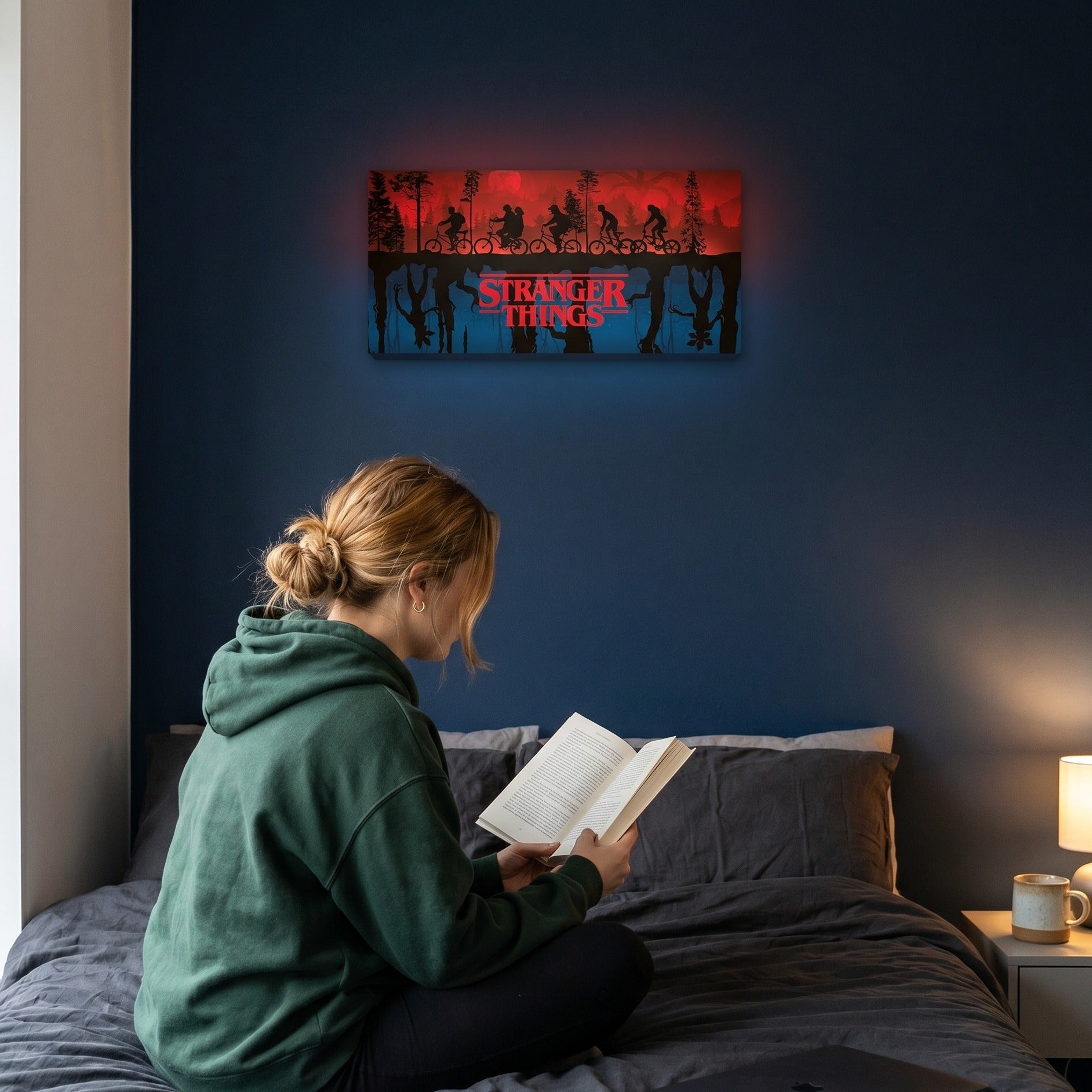 Image produit Stranger Things - Two Worlds tableau mural lumineux