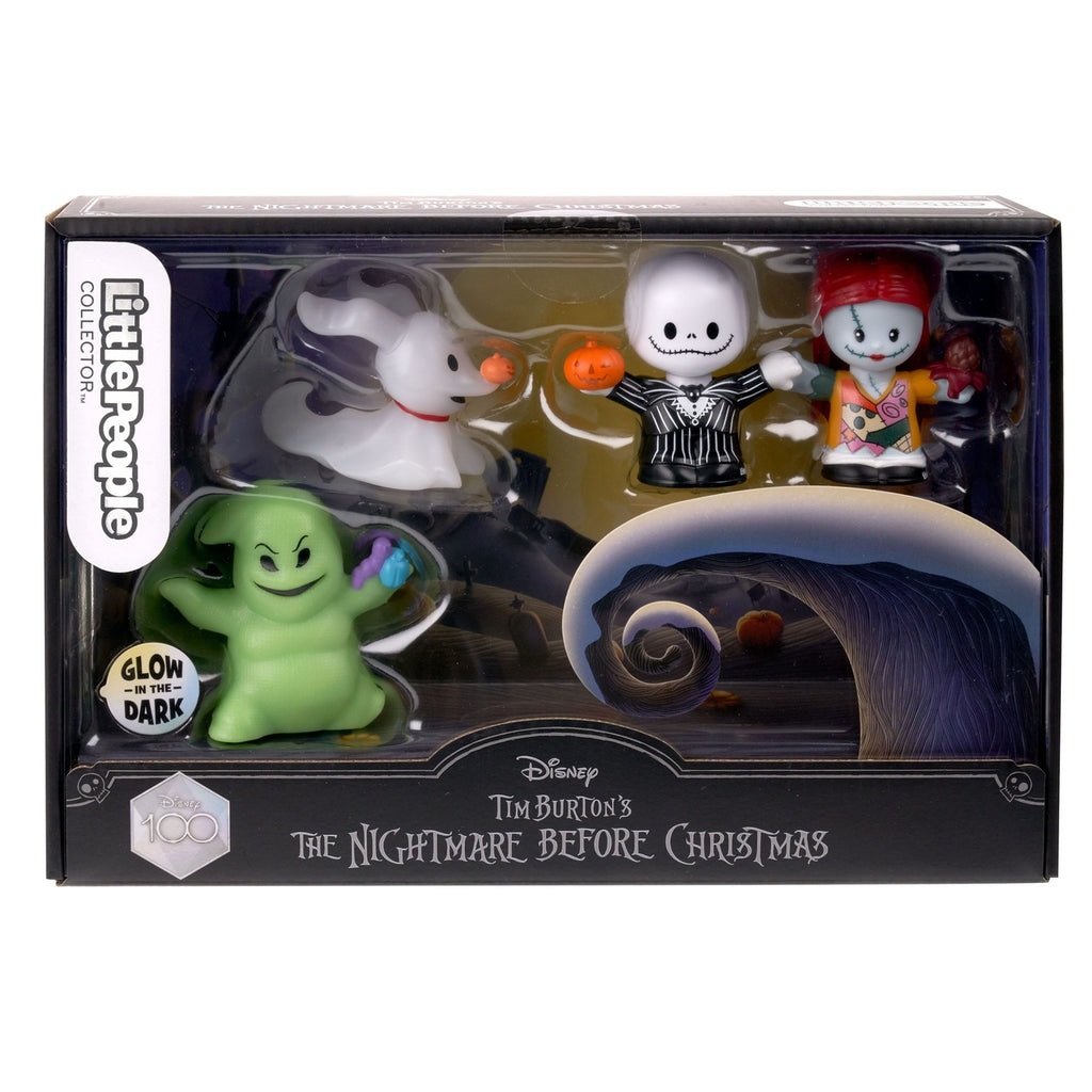 Image produit L’Étrange Noël de Monsieur Jack Fisher-Price Little People Collector – Lot de 4 mini-figurines 7 cm