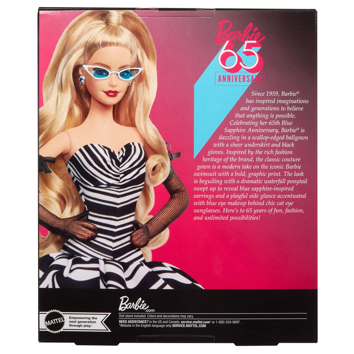 Image produit Poupée Barbie Signature 65e anniversaire blonde