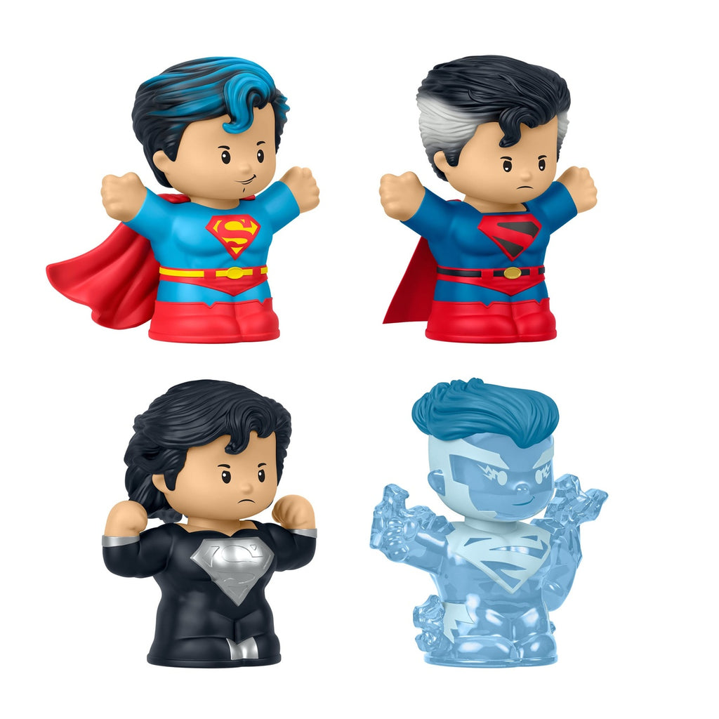 Image produit DC Comics Little People Collector mini-figurines coffret de 4 Superman: Through the Ages 7 cm