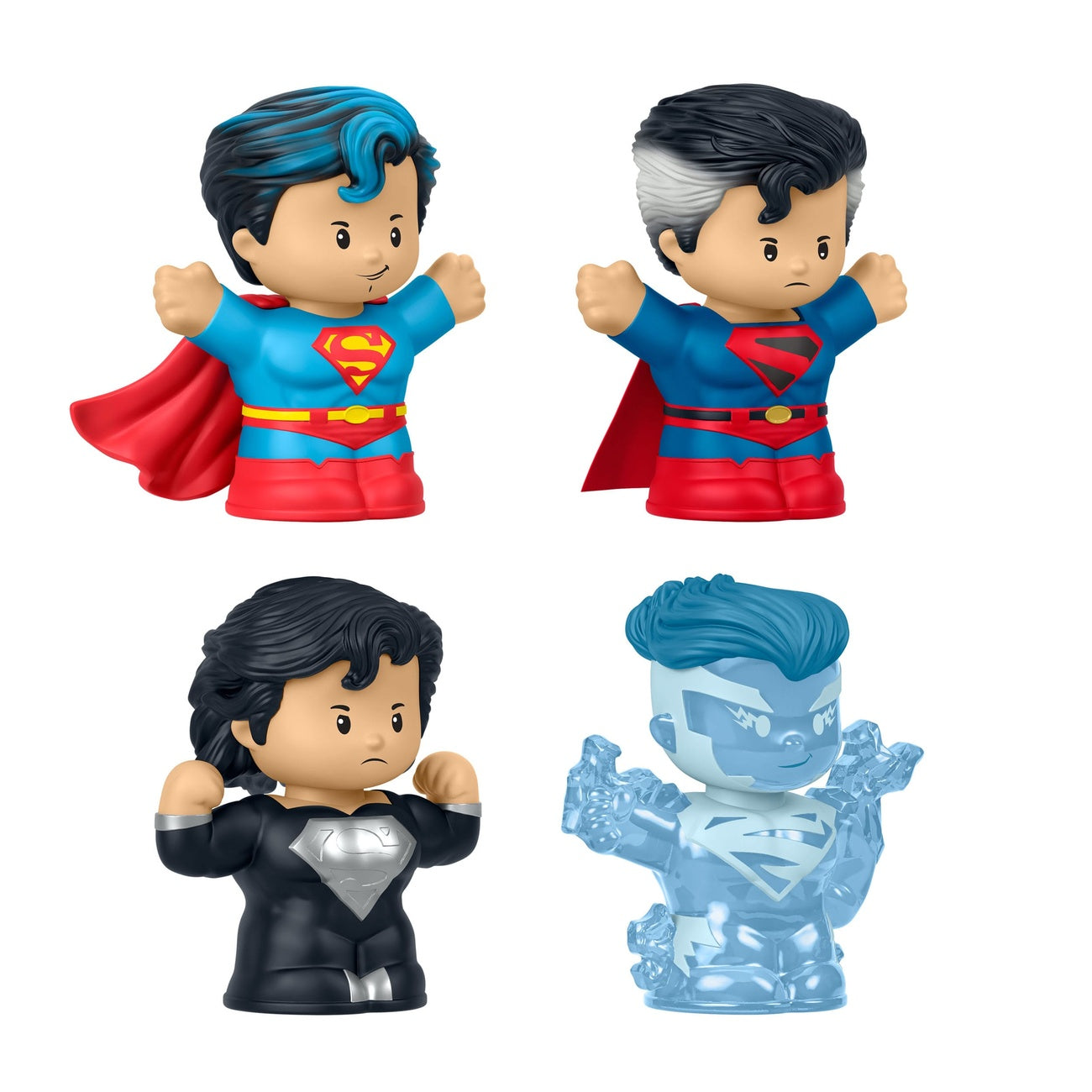Image produit DC Comics Little People Collector mini-figurines coffret de 4 Superman: Through the Ages 7 cm