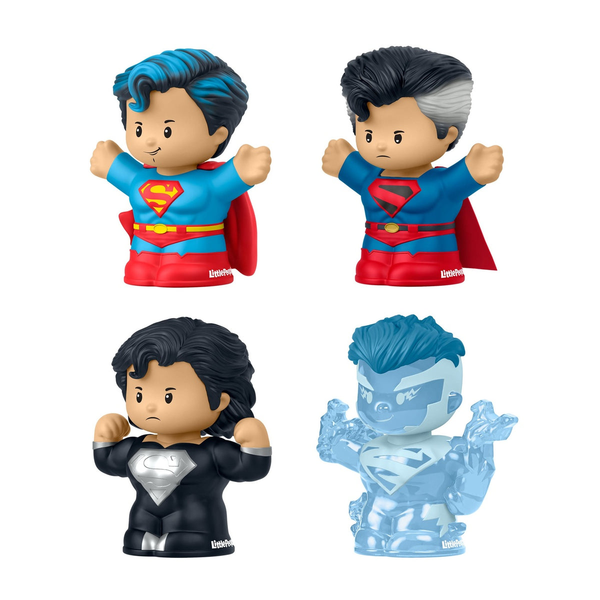 Image produit DC Comics Little People Collector mini-figurines coffret de 4 Superman: Through the Ages 7 cm