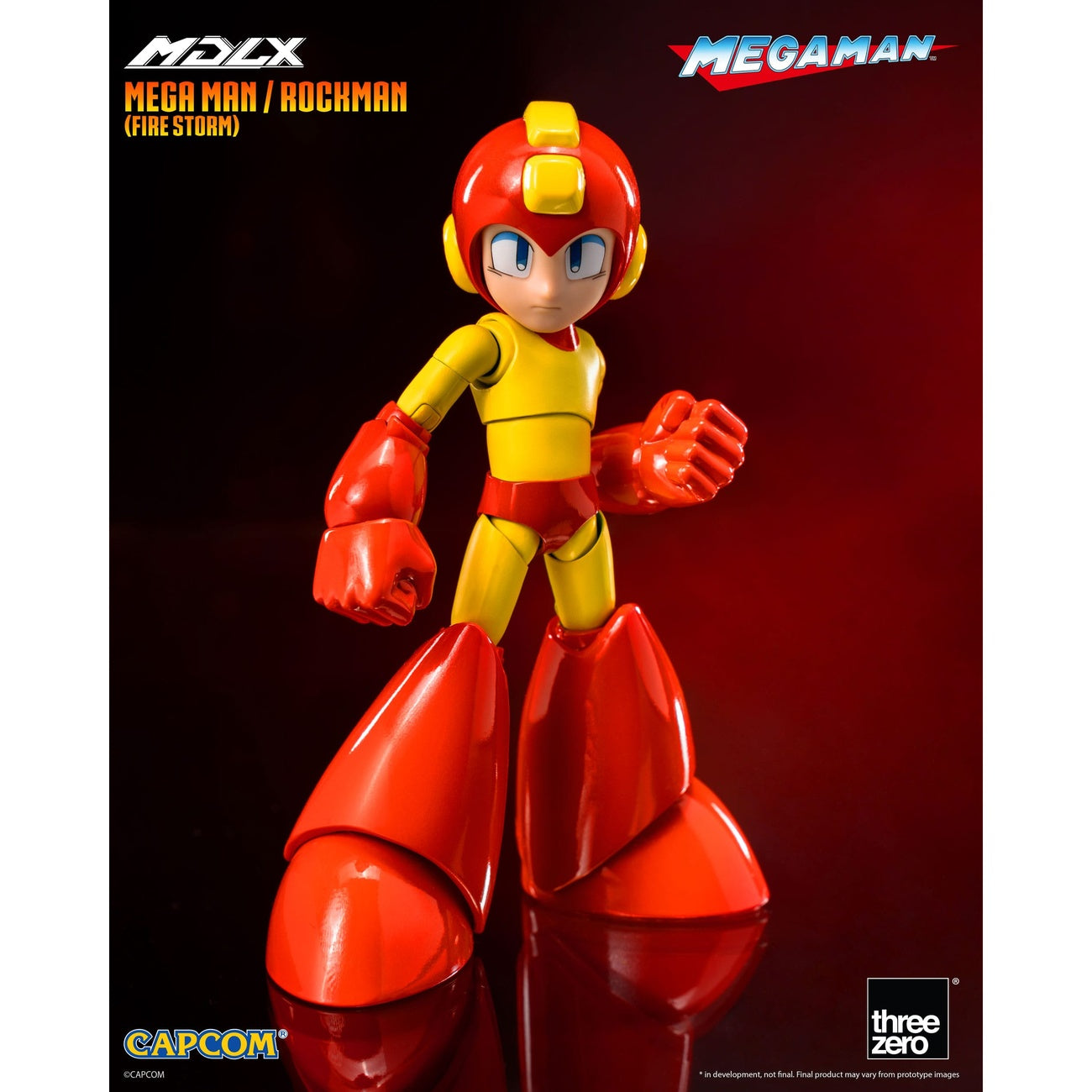 Image produit Mega Man Figurine articulée MDLX Mega Man / Rockman (Fire Storm) 10 cm