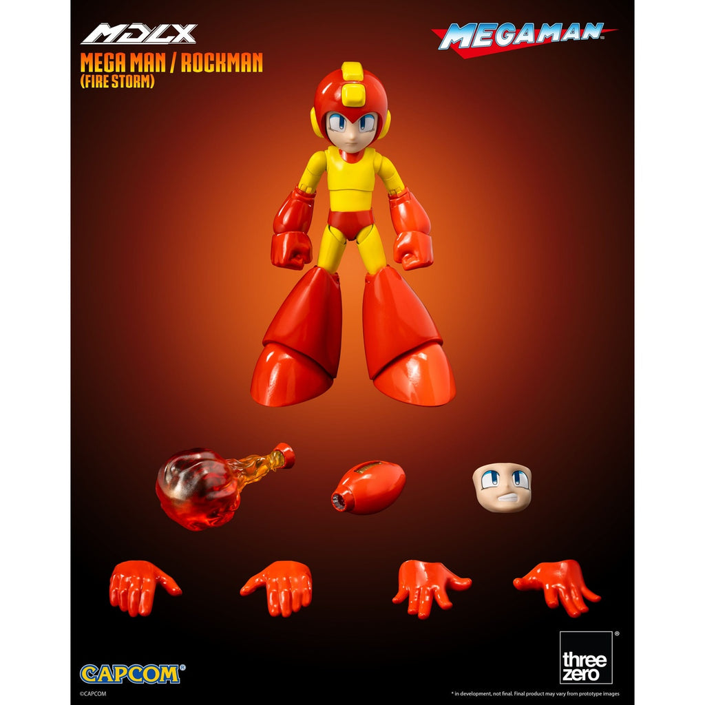 Image produit Mega Man Figurine articulée MDLX Mega Man / Rockman (Fire Storm) 10 cm