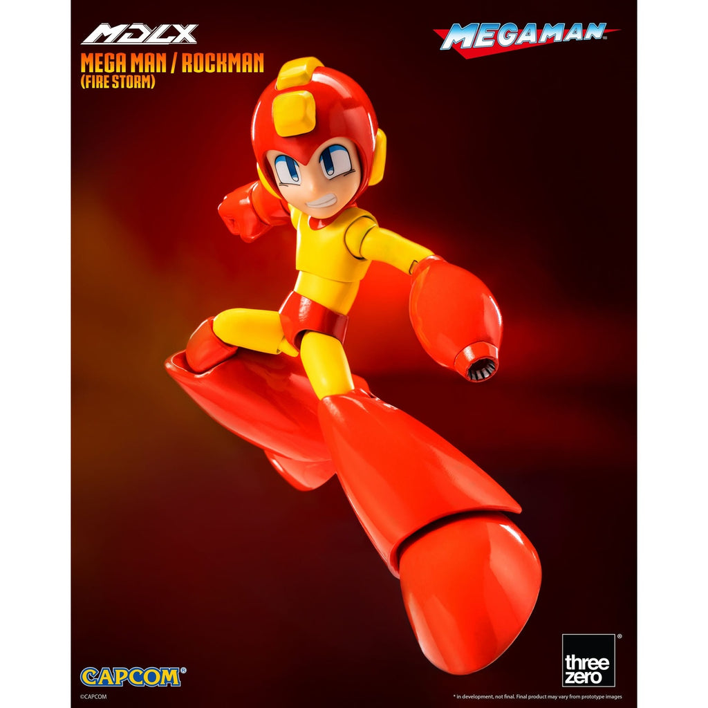 Image produit Mega Man Figurine articulée MDLX Mega Man / Rockman (Fire Storm) 10 cm
