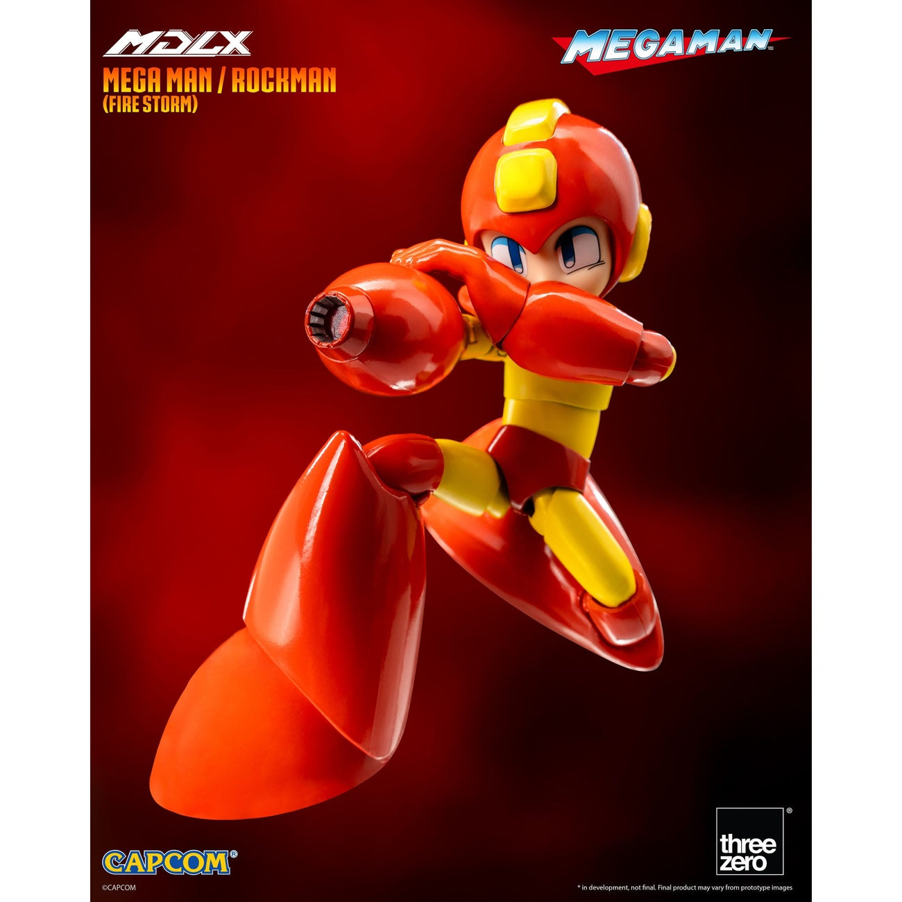 Image produit Mega Man Figurine articulée MDLX Mega Man / Rockman (Fire Storm) 10 cm