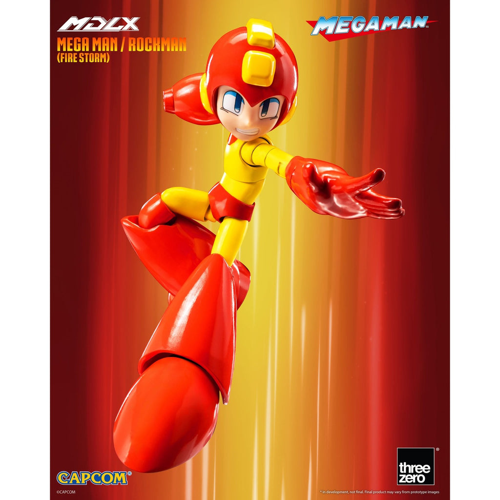 Image produit Mega Man Figurine articulée MDLX Mega Man / Rockman (Fire Storm) 10 cm
