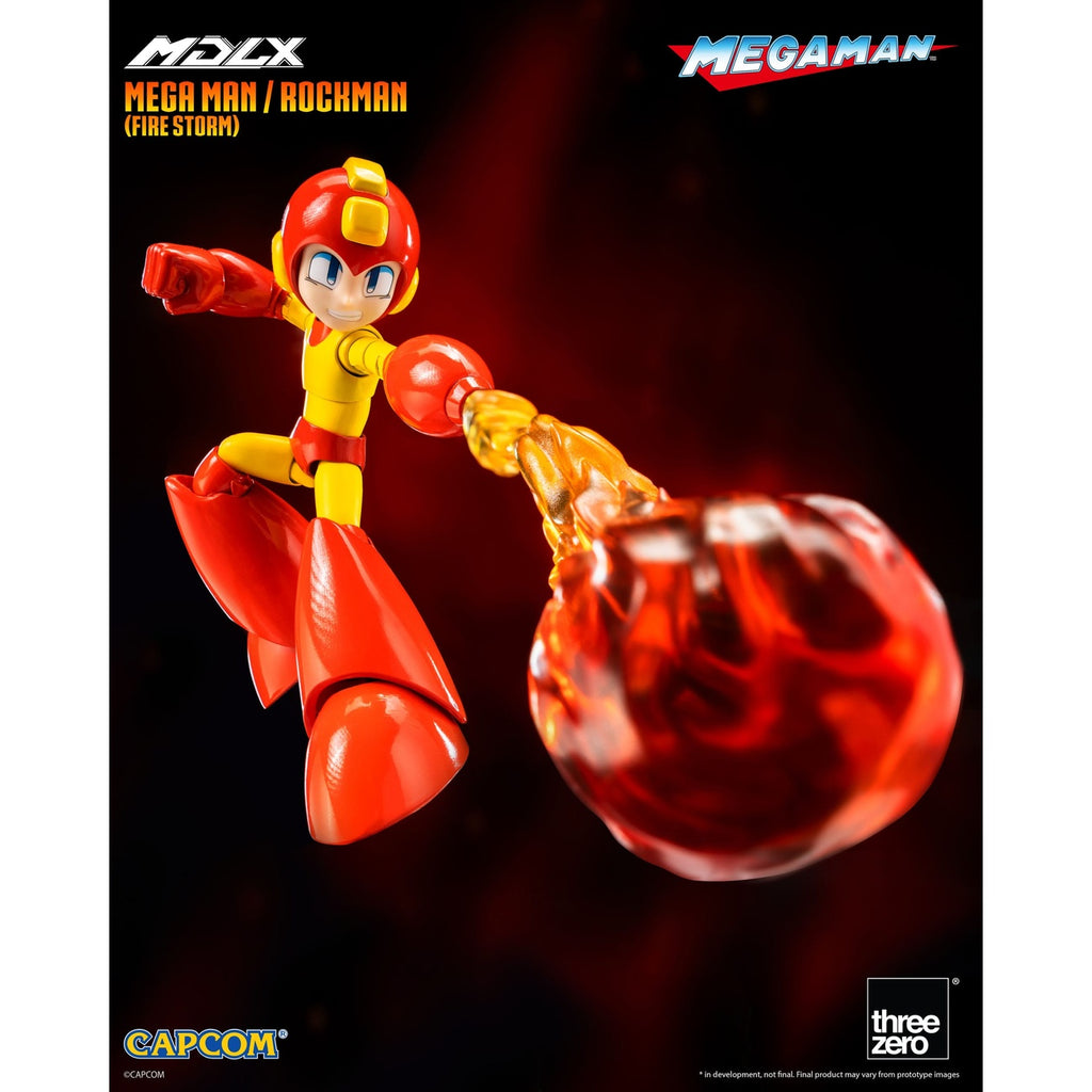 Image produit Mega Man Figurine articulée MDLX Mega Man / Rockman (Fire Storm) 10 cm