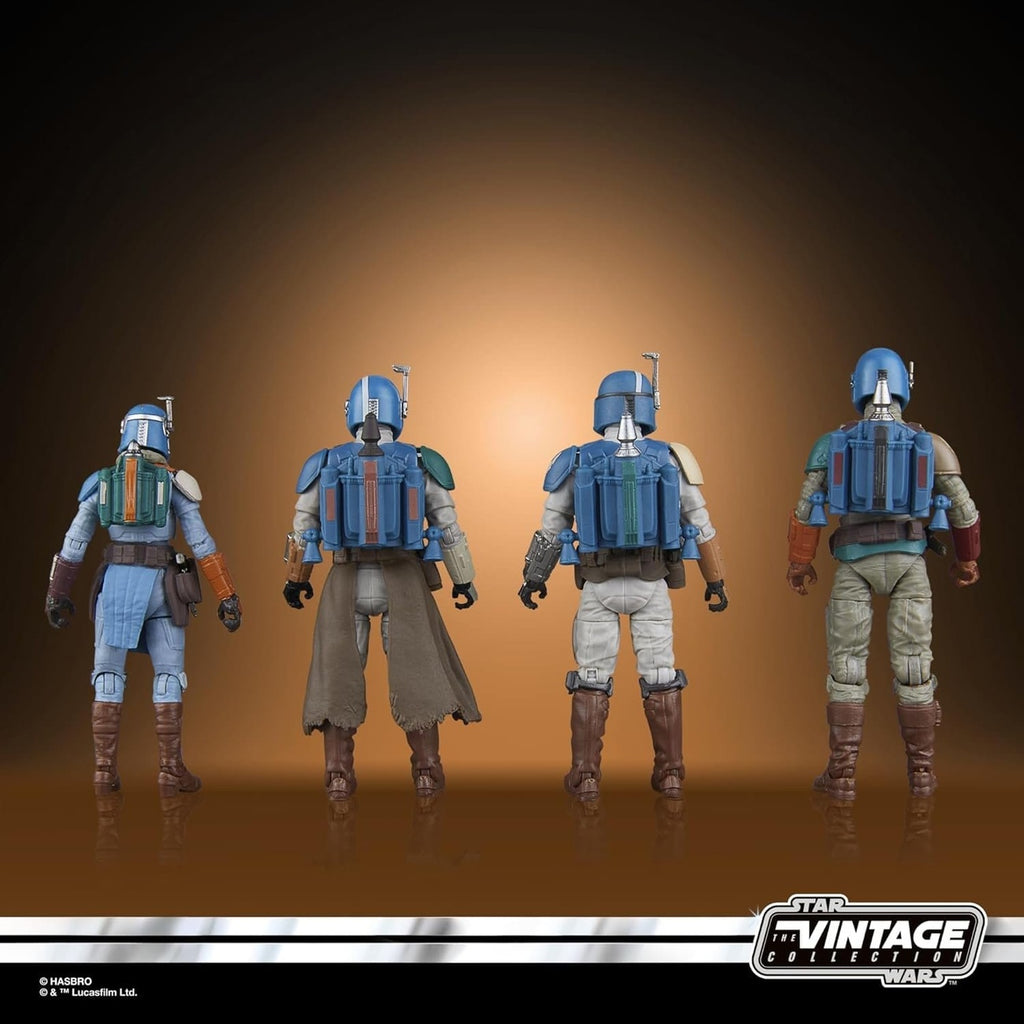Image produit Star Wars The Mandalorian Vintage Collection Pack de 4 figurines Mandalorian Shriek-Hawk 10 cm