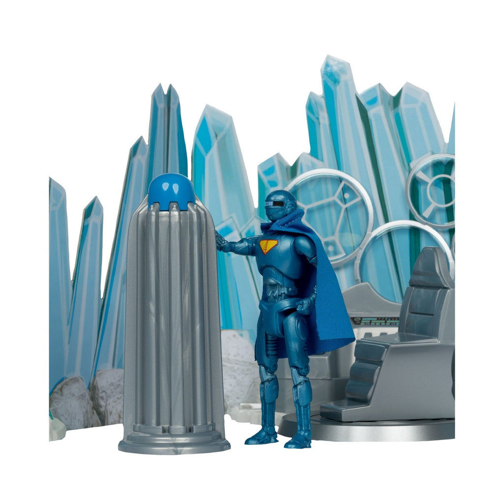 Image produit Superman (2025) DC Direct set de jeu Fortress of Solitude avec Superman Robot