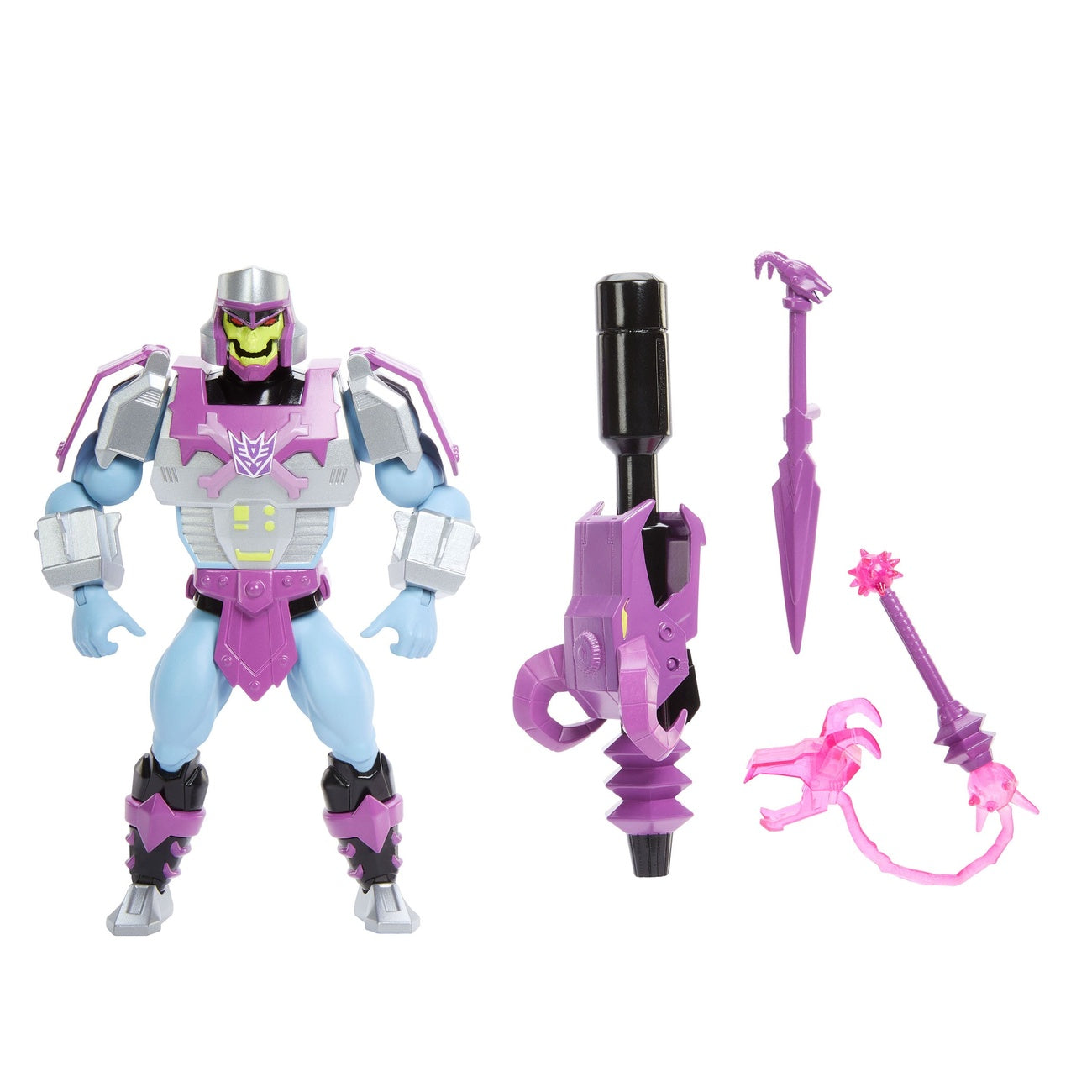 Image produit Figurine articulée Masters of the Universe x Transformers Megatron Armor Skeletor heo European Exclusive 14 cm