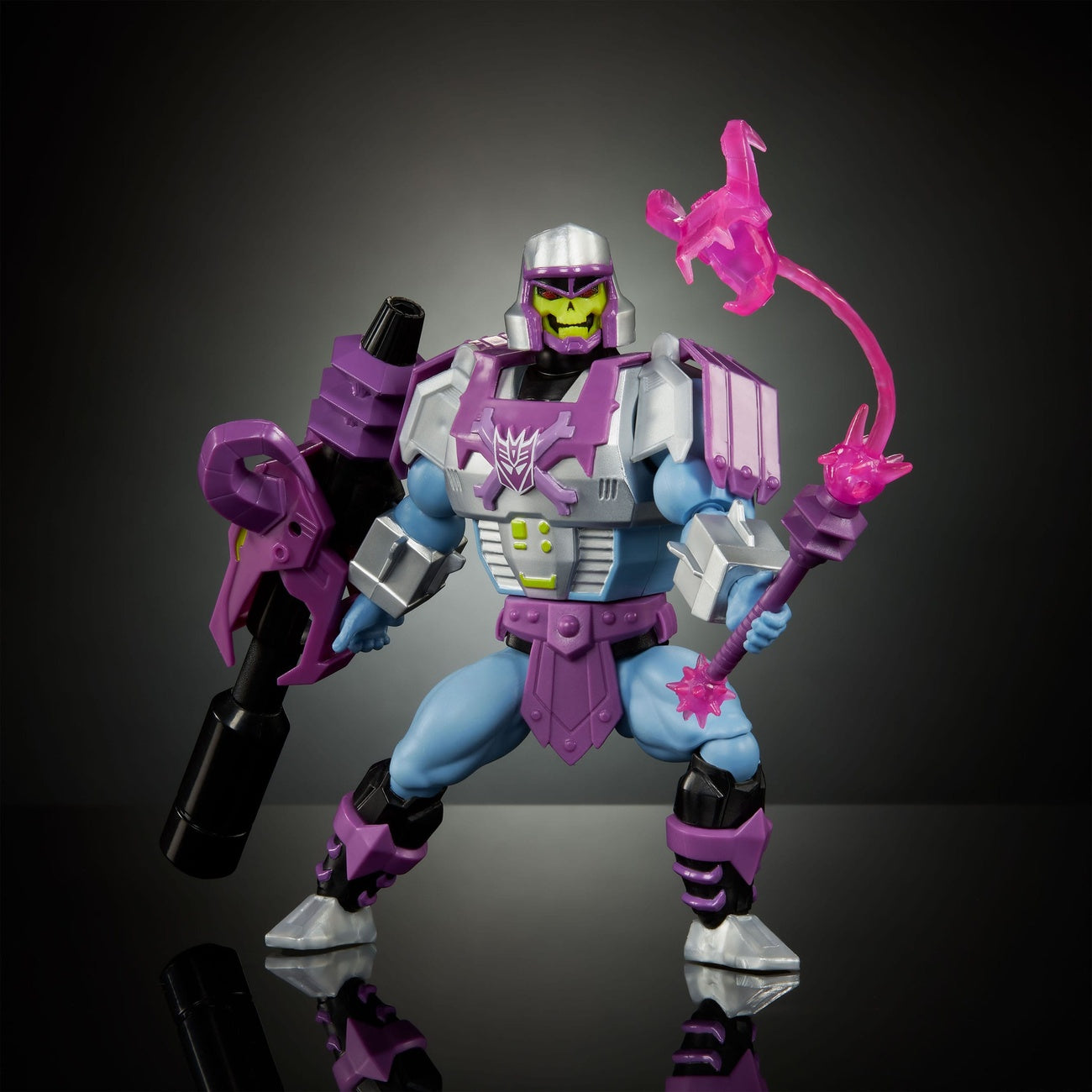 Image produit Figurine articulée Masters of the Universe x Transformers Megatron Armor Skeletor heo European Exclusive 14 cm