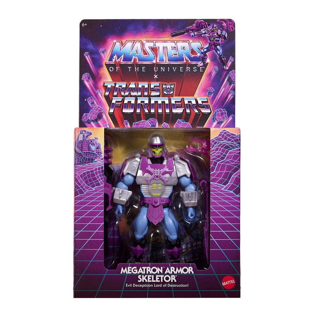 Image produit Figurine articulée Masters of the Universe x Transformers Megatron Armor Skeletor heo European Exclusive 14 cm