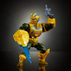 Image produit Masters of the Universe x Transformers figurine articulée Bumblebee Armor Man-At-Arms heo Exclusivité européenne 14 cm
