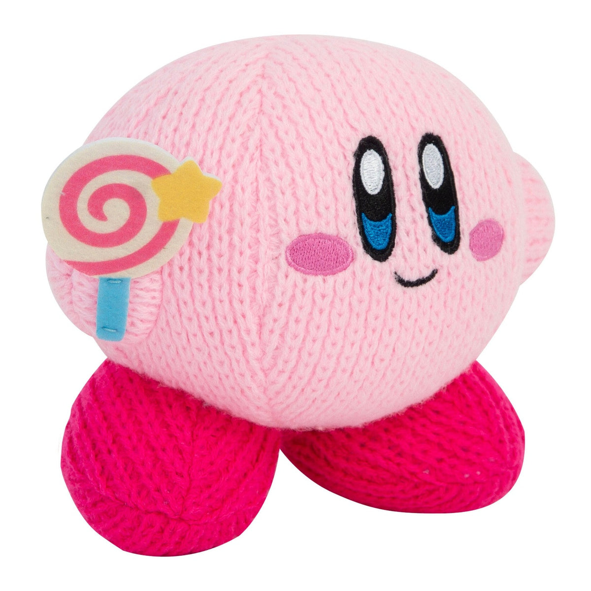 Image produit Kirby Peluche Nuiguru-Knit Kirby avec Baguette Bonbon Invincible