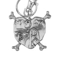 Image produit L’Étrange Noël de monsieur Jack Porte-clés en métal Jack et Sally dans un cœur