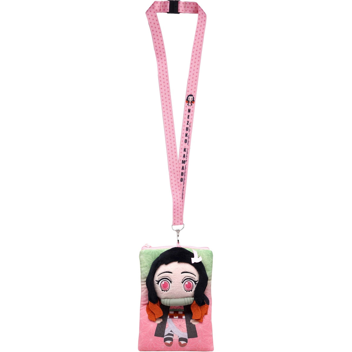 Image produit Demon Slayer: Kimetsu no Yaiba Lanière Nezuko Deluxe avec porte-cartes