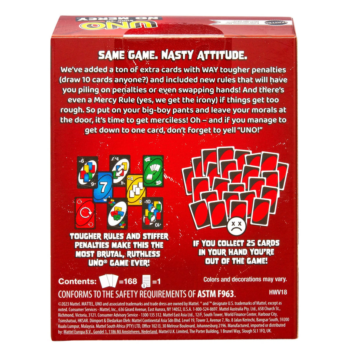 Image produit Jeu de cartes UNO No Mercy