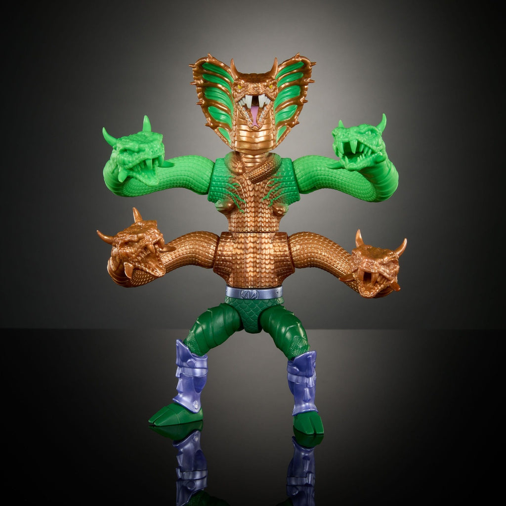 Image produit MOTU x TMNT : Turtles of Grayskull figurine d’action Deluxe King Hiss 14 cm