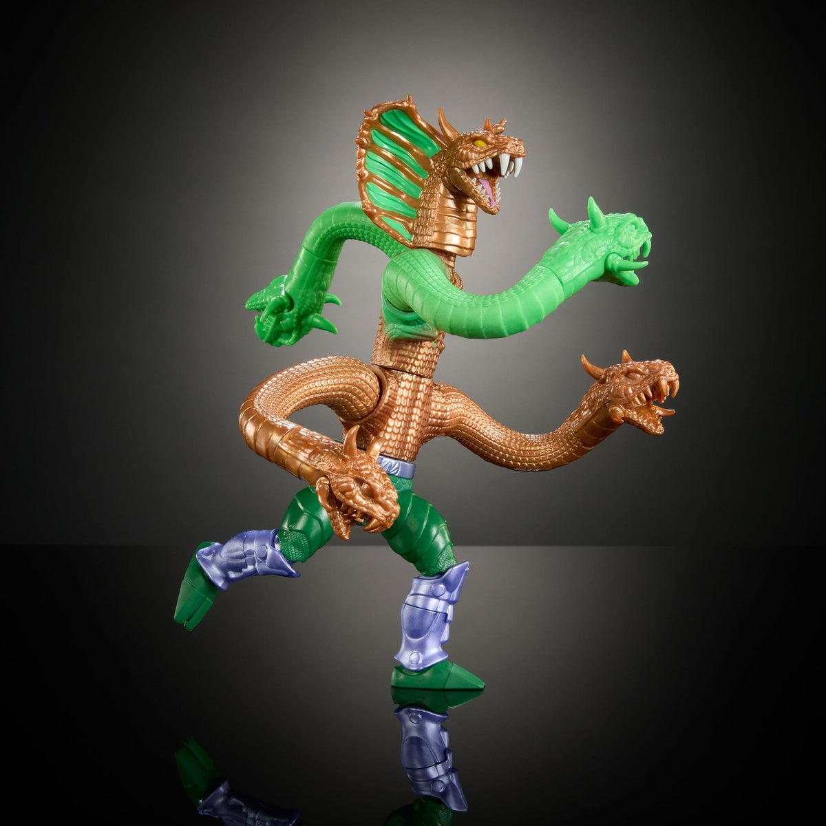 Image produit MOTU x TMNT : Turtles of Grayskull figurine d’action Deluxe King Hiss 14 cm