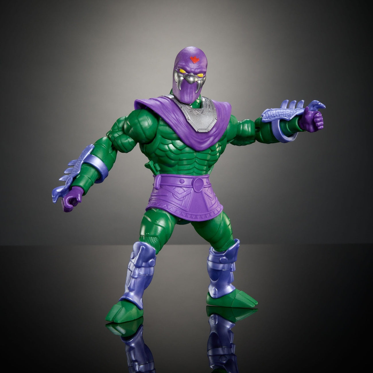 Image produit MOTU x TMNT : Turtles of Grayskull figurine d’action Deluxe King Hiss 14 cm