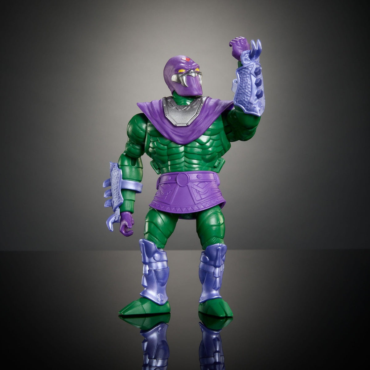 Image produit MOTU x TMNT : Turtles of Grayskull figurine d’action Deluxe King Hiss 14 cm