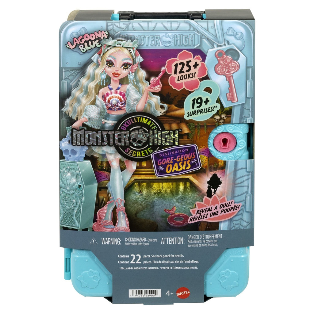 Image produit Monster High Poupée Skulltimate Secrets Destination : Gore-geous Oasis – Lagoona Blue